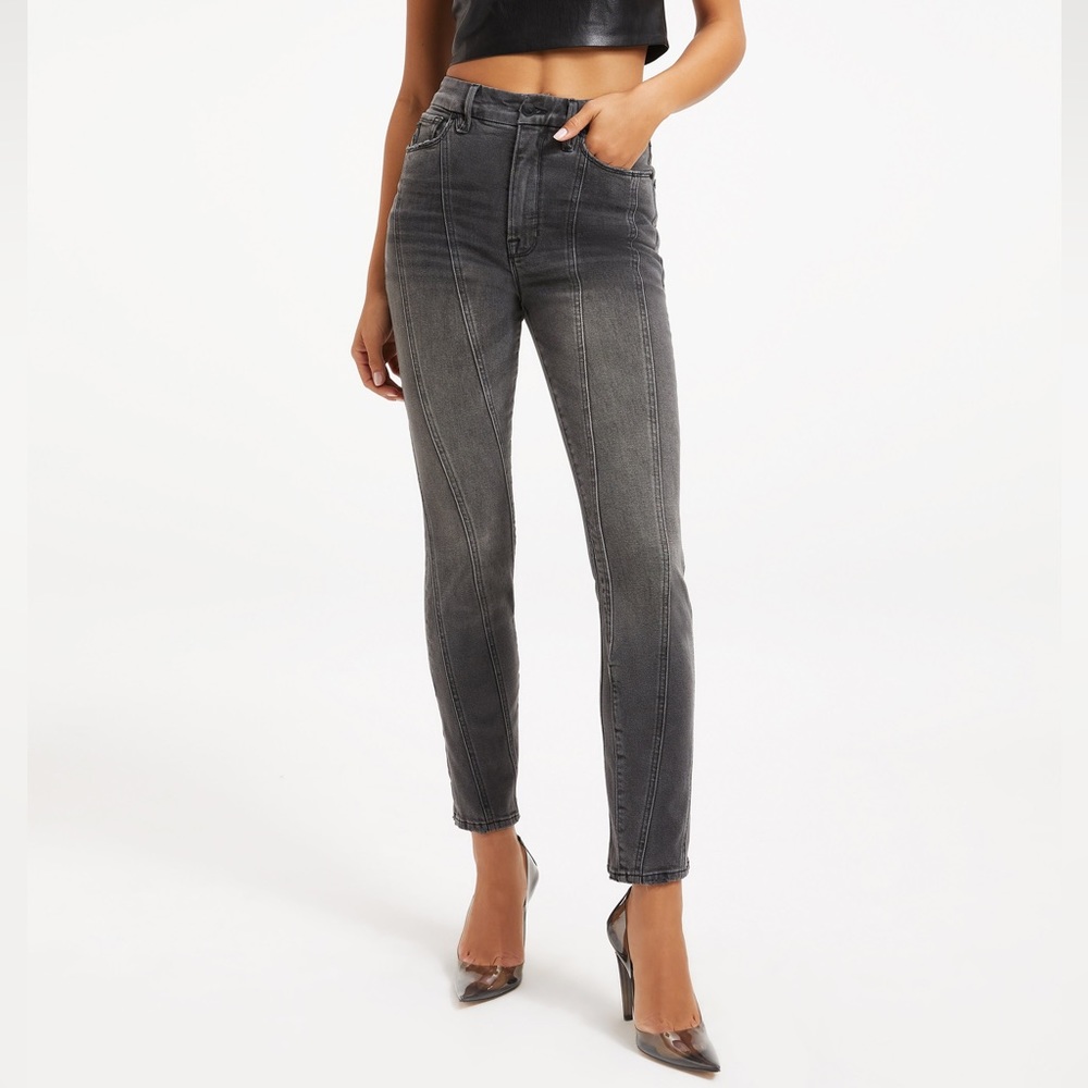 Good American Good Classic Jeans Black 115 Washed 27